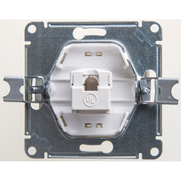 GLOSSA РОЗЕТКА компьютерная RJ45 кат. 5e, механизм, ПЕРЛАМУТР