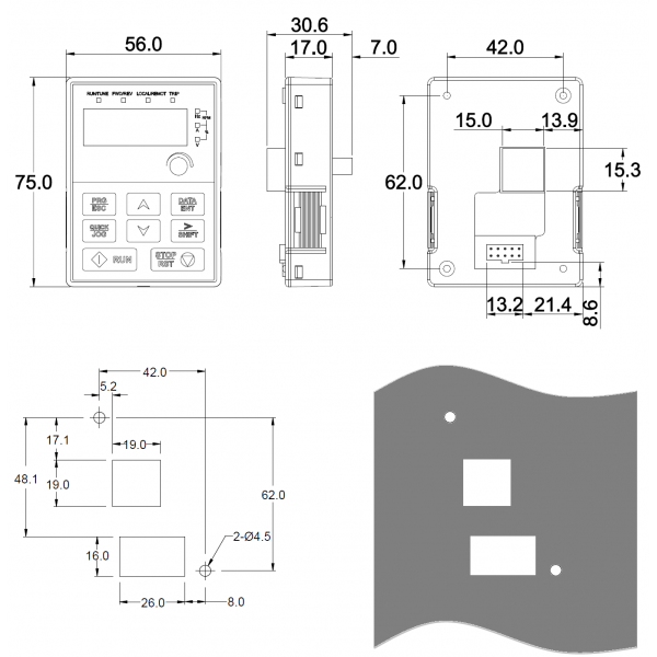 LED панель управления STV320
