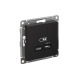 ATLASDESIGN USB РОЗЕТКА тип-С 65Вт высокоскор.заряд. QC, PD, механизм, КАРБОН