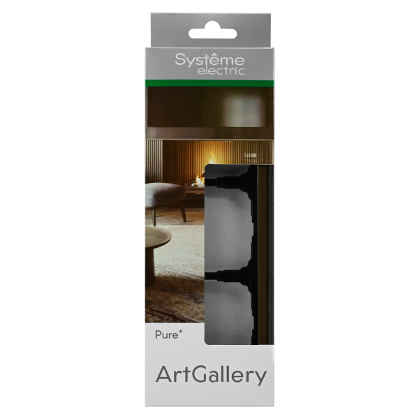 ARTGALLERY PURE 3-постовая РАМКА, ОРГАНИЧЕСКОЕ СТЕКЛО МОККО