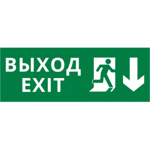 Пиктограмма ДСО-101-IP20 "Выход Фигура - вниз 1"