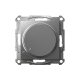 ATLASDESIGN СВЕТОРЕГУЛЯТОР (диммер) поворотно-нажимной, LED, RC, 400Вт, механизм, СТАЛЬ