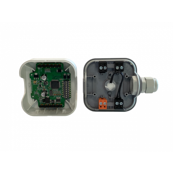 Датчик температуры погружной, 0…+100°С 0…10В RS485/Modbus 200мм ~24В±20%/=15…35В с гильзой 150мм