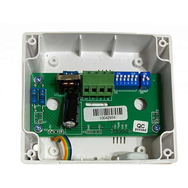 Датчик влажности и температуры наружный, -40…+60°С Modbus =24В IP65