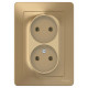 Розетка Schneider Electric BLANCA 2х-мест. С/У 16А/250В ТИТАН