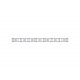 Вертикальный кабельный организатор Uniprom, 2x8 колец, черный