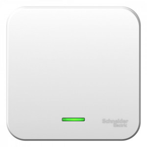 Выключатель Schneider Electric BLANCA 1-клав. с подсветкой О/У 6А/250B БЕЛЫЙ