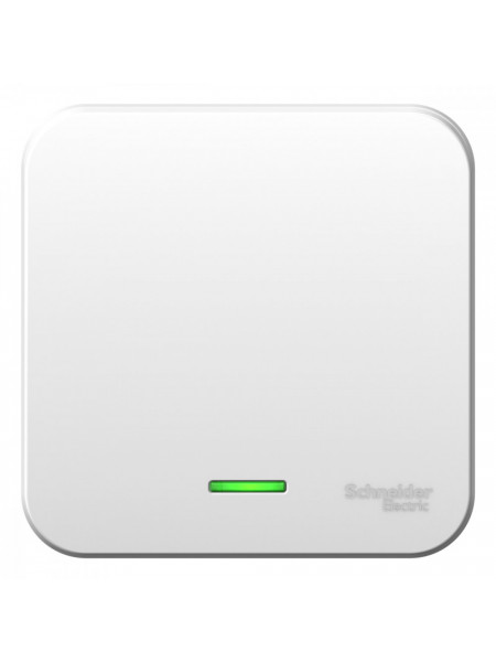 Выключатель Schneider Electric BLANCA 1-клав. с подсветкой О/У 6А/250B БЕЛЫЙ