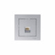 ATLASDESIGN РОЗЕТКА компьютерная RJ45 кат. 5e, механизм, АЛЮМИНИЙ