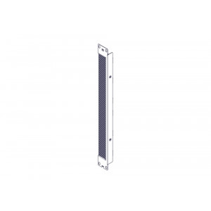 Щеточный уплотнитель Systeme Electric, серия Excelente, 1U, 2шт, черный
