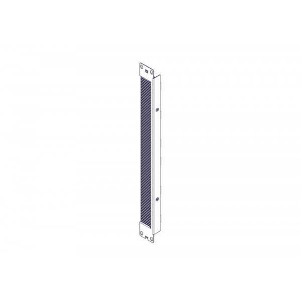 Щеточный уплотнитель Systeme Electric, серия Excelente, 1U, 2шт, черный