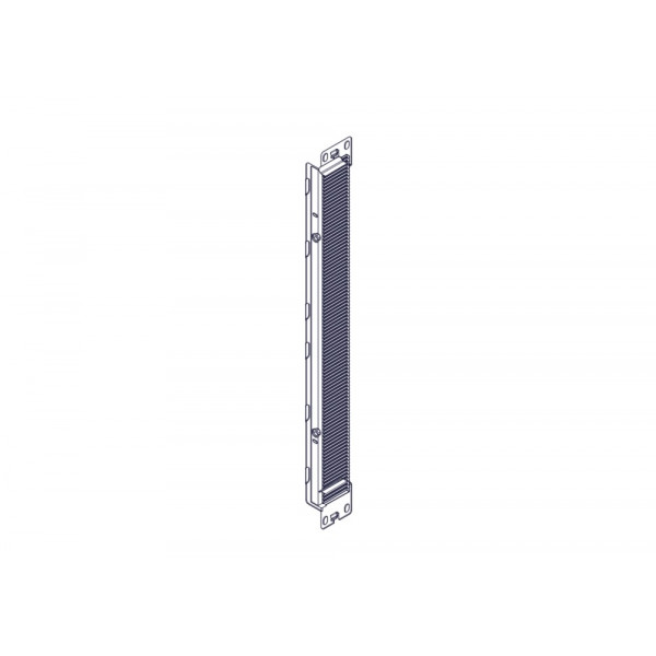 Щеточный уплотнитель Systeme Electric, серия Excelente, 1U, 2шт, черный