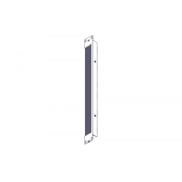 Щеточный уплотнитель Systeme Electric, серия Excelente, 1U, 2шт, черный