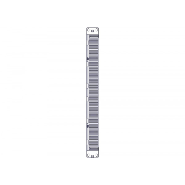 Щеточный уплотнитель Systeme Electric, серия Excelente, 1U, 2шт, черный