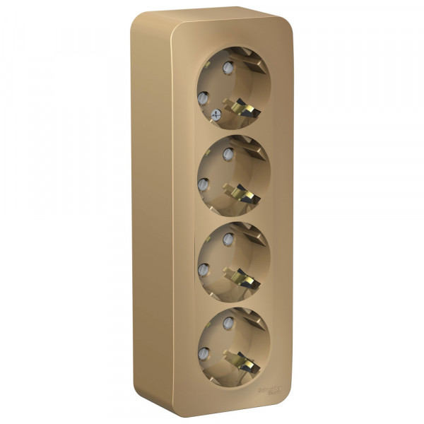 Розетка Schneider Electric BLANCA 3х-мест. заземл.+шторки О/У 16А/250В ТИТАН