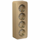 Розетка Schneider Electric BLANCA 3х-мест. заземл.+шторки О/У 16А/250В ТИТАН