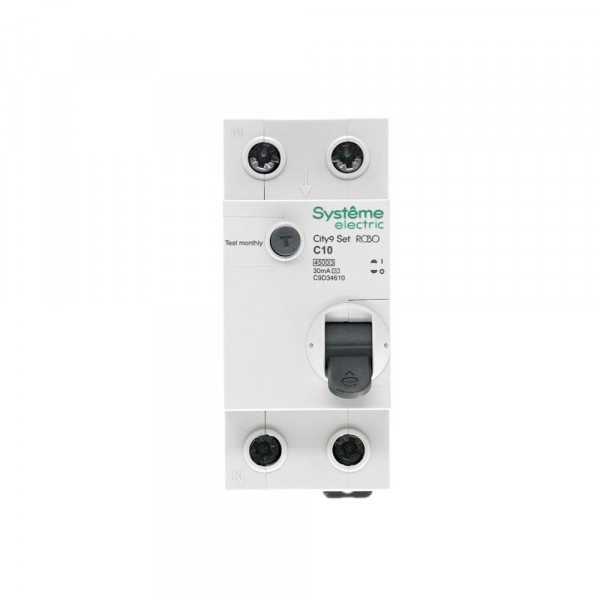 City9 Set Авт. выкл. диф. тока (АВДТ) 1P+N С 10А 4.5kA 30мА Тип-AС 230В