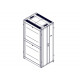 Шкаф Systeme Electric, серия Uniprom, 42U-750/1070, боковые панели 4шт, черный