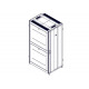 Шкаф Systeme Electric, серия Uniprom, 42U-750/1070, боковые панели 4шт, черный