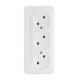 Розетка Schneider Electric ЭТЮД 3х-мест. О/У 16А/250В БЕЛЫЙ