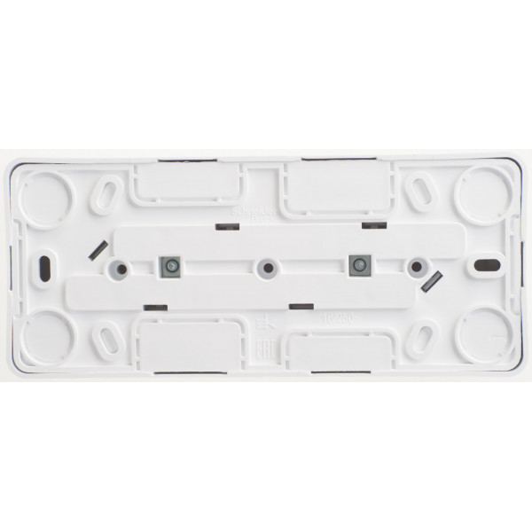 Розетка Schneider Electric ЭТЮД 3х-мест. О/У 16А/250В БЕЛЫЙ