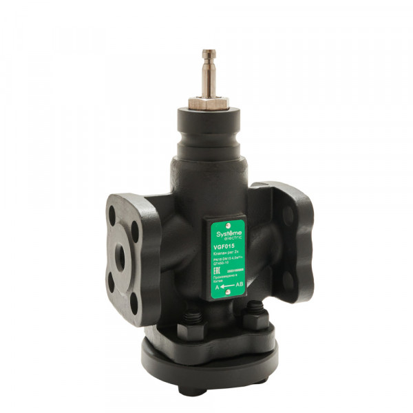 Клапан регулирующий 2-ход фланц PN16 DN15 4,0м³/ч -20…+130°С