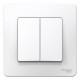 Выключатель Schneider Electric BLANCA 2х-клав. С/У, 10АХ/250B БЕЛЫЙ