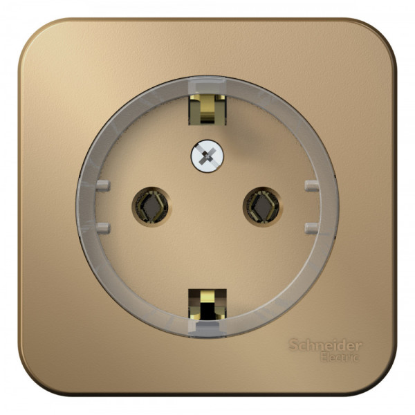 Розетка Schneider Electric BLANCA 1-мест. с заземлением О/У 16А/250В ТИТАН