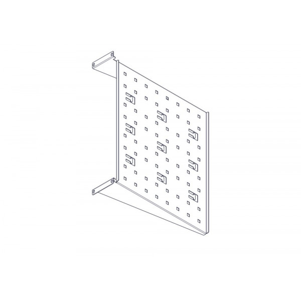 Фиксированная полка Systeme Electric, серия Uniprom, 2U, 450мм, до 15кг