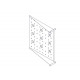 Фиксированная полка Systeme Electric, серия Uniprom, 2U, 450мм, до 15кг