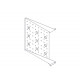 Фиксированная полка Systeme Electric, серия Uniprom, 2U, 450мм, до 15кг