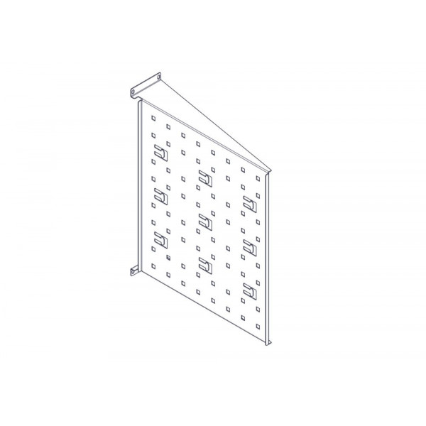Фиксированная полка Systeme Electric, серия Uniprom, 2U, 450мм, до 15кг