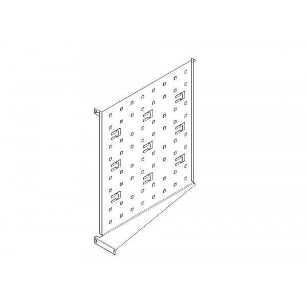 Фиксированная полка Systeme Electric, серия Uniprom, 2U, 450мм, до 15кг