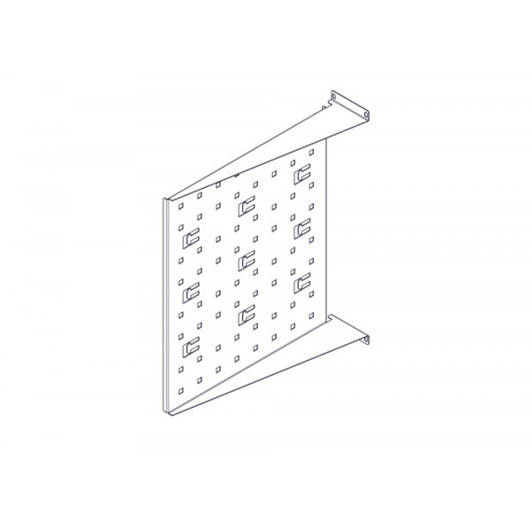 Фиксированная полка Systeme Electric, серия Uniprom, 2U, 450мм, до 15кг