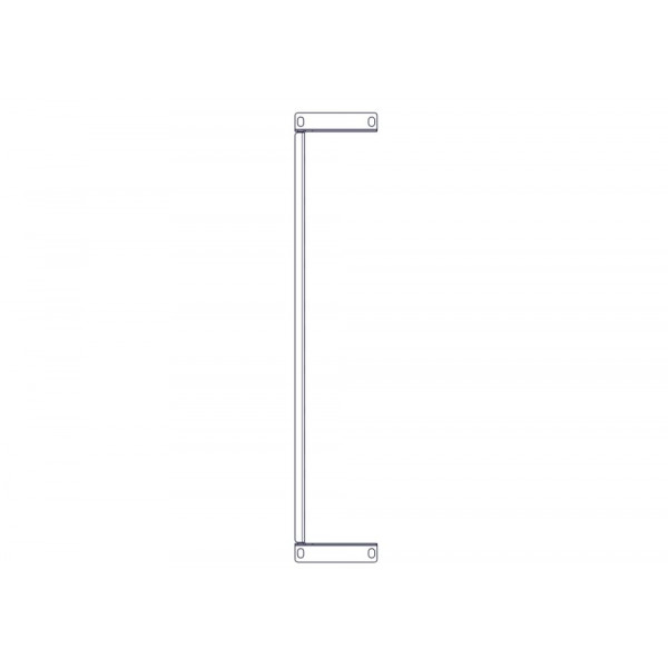 Фиксированная полка Systeme Electric, серия Uniprom, 2U, 450мм, до 15кг