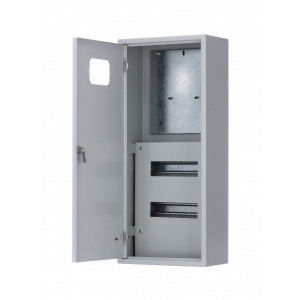 Корпус мет. учетный нав. 680х300х160 3-фазный 18 мод. IP31 ЩРУН-3/18