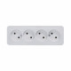 Розетка Schneider Electric BLANCA 4х-мест. О/У 16А/250В БЕЛЫЙ