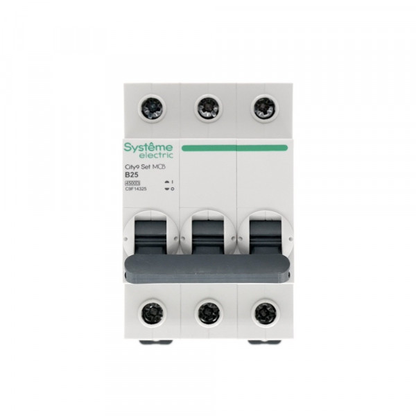 City9 Set Автоматический выключатель (АВ) B 25А 3P 4.5kA 400В