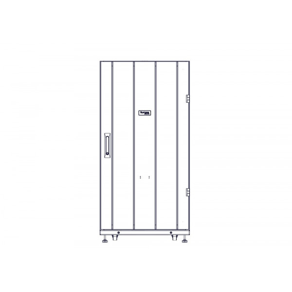 Шкаф Systeme Electric, серия Uniprom, 24U-600/1070, боковые панели 2шт, черный