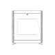 Шкаф Systeme Electric, серия Uniprom, 24U-600/1070, боковые панели 2шт, черный