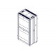 Шкаф Systeme Electric, серия Uniprom, 48U-750/1200, боковые панели 4шт, черный