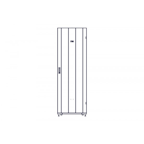 Шкаф Systeme Electric, серия Uniprom, 48U-750/1200, боковые панели 4шт, черный