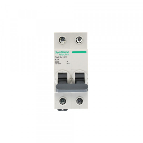 City9 Set Автоматический выключатель (АВ) B 25А 2P 6kA 230В