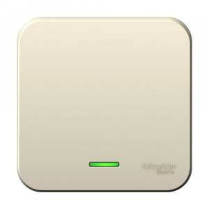 Выключатель Schneider Electric BLANCA 1-клав. с подсветкой О/У 6А/250B МОЛОЧНЫЙ