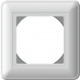 W59 AQUA 1-постовая РАМКА, IP44, БЕЛЫЙ