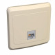 Розетка Schneider Electric ЭТЮД компьютерная RJ45 кат.5е С/У КРЕМОВЫЙ