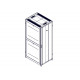 Шкаф Systeme Electric, серия Uniprom, 48U-800/1070, боковые панели 4шт, черный