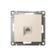 ATLASDESIGN РОЗЕТКА компьютерная RJ45 кат. 5e, механизм, БЕЖЕВЫЙ