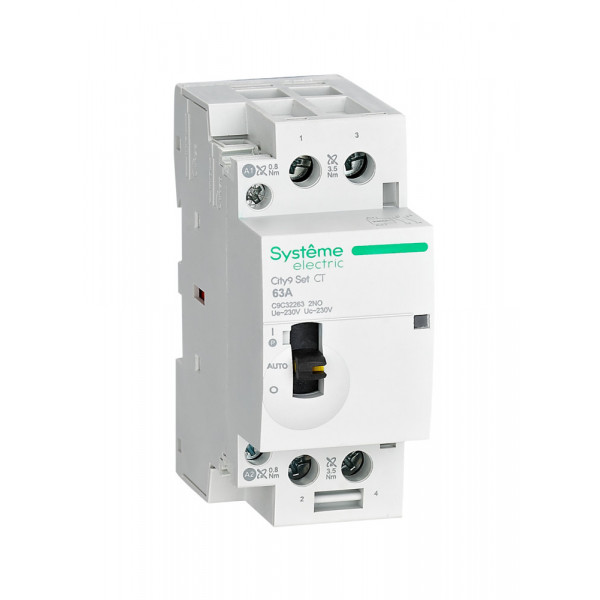 City9 Set Контактор 2P 2НО 63A AC 230В-230В
