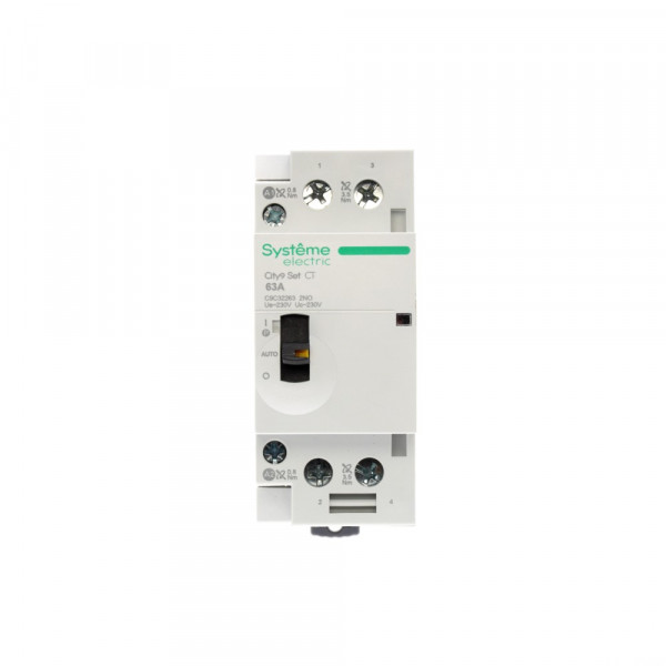 City9 Set Контактор 2P 2НО 63A AC 230В-230В